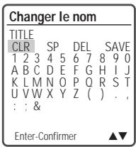 DAEWOO DH-6105 - Modification du nom d'un titre - 2