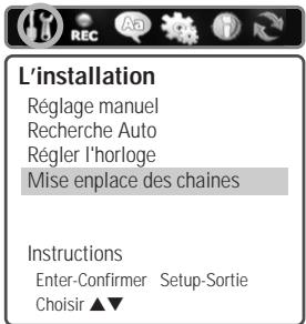 DAEWOO DH-6105 - Réglage des canaux - 1