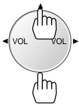 DAEWOO DP-4220LV - Appuyez sur les touches △/∇. - 1