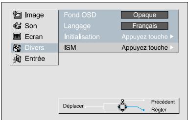 DAEWOO DP-4220LV - Sélectionnez le paramètre [ISM] - 2