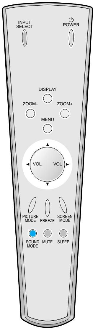 DAEWOO DP-4220LV - Réglage du mode son - 1