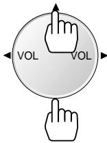 DAEWOO DP-4220LV - Appuyez sur les touches △/∇. - 1
