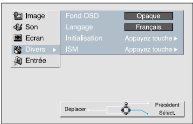 DAEWOO DP-4220LV - Appuyez sur les touches △/∇. - 2