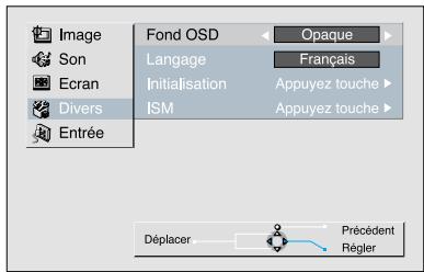 DAEWOO DP-4220LV - Appuyez sur les touches △/∇. - 4