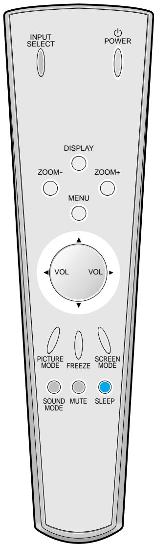 DAEWOO DP-4220LV - Réglage de la fonction Sleep Timer (Minuterie Sommeil) - 1