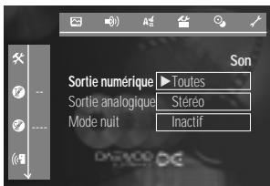 DAEWOO DQR-1000D - Réglages audio - 1