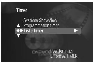 DAEWOO DQR-1000D - Comment contrôler, modifier ou supprimer un enregistrement programme (programmateur) - 1