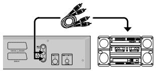 DAEWOO DQR-1000D - Branchement d'appareils audio sur les prises audio analogiques - 1