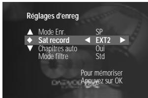 DAEWOO DQR-1000D - Enregistrement automatique à partir d'un démodulateur satellite - 1