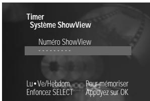 DAEWOO DQR-1000D - Programmer un enregistrement avec le système showview - 2