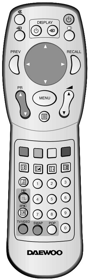 DAEWOO DSA-9310E - Utilisation des MODES d'image - 2