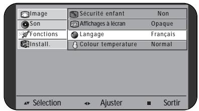 DAEWOO DSL-15D1T - Choix de la Langue - 1