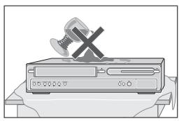 DAEWOO DVD RECORDER VCR3200 - Précautions de sécurité - 3