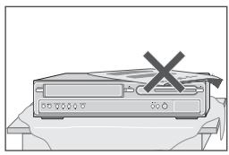 DAEWOO DVD RECORDER VCR3200 - Précautions de sécurité - 4