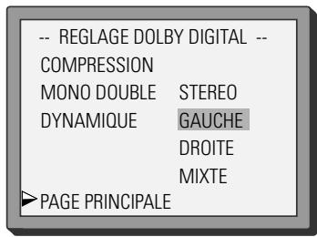 DAEWOO DVG-5000N - RÉGLAGE DES MENUS DE DVD - 6