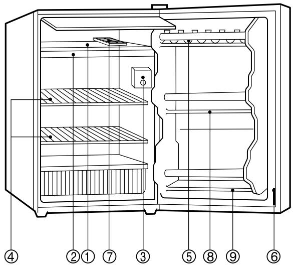 DAEWOO FR-063-DS - NOM DES DIFFERENTES PARTIES - 3