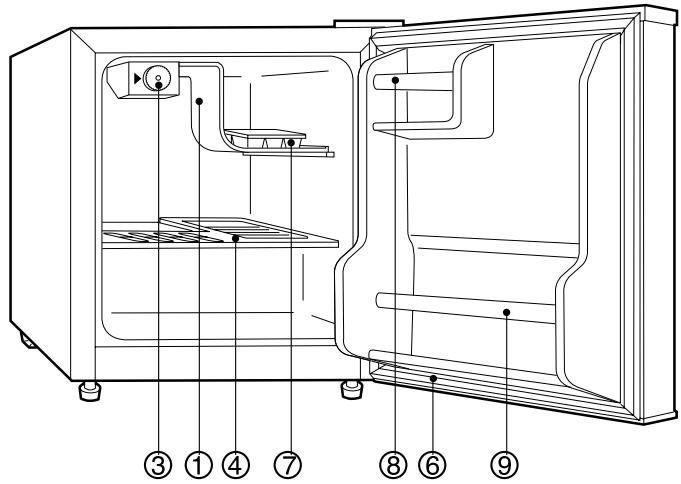 DAEWOO FR-063-DS - DENOMINAZIONE DEI COMPONENTI - 1