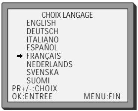 DAEWOO ST220 - Choix de langues - 1