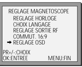 DAEWOO ST864 - Réglage OSD - 2