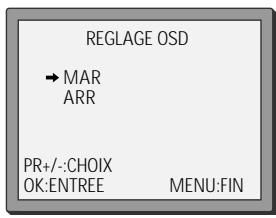 DAEWOO ST864 - Réglage OSD - 3