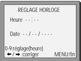 DAEWOO SVP2500-A - Régler l'heure et la date - 4
