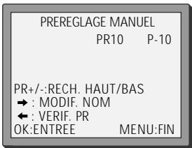 DAEWOO SVP2600 - Noms des chaînes - 1