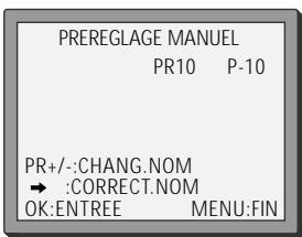 DAEWOO SVP2600 - Noms des chaînes - 2