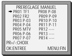 DAEWOO VCR5361B - Réglage du magnétoscope (continué) - 5