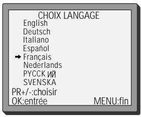 DAEWOO VQ236 - Les réglages automatiques - 5