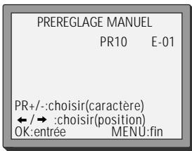 DAEWOO VQ236 - Noms de chaînes - 5