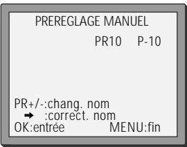 DAEWOO VQ236 - Noms de chaînes - 3