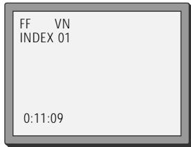 DAEWOO VQ253 - Recherche du début de nouvelles séquences (recherche d'index) - 2