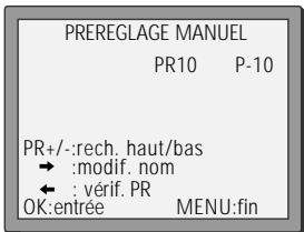 DAEWOO VQ253 - Noms de chaînes - 2