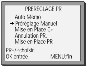 DAEWOO VQ253 - Installer des chaînes - 2