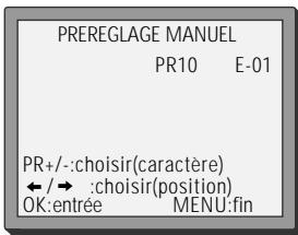 DAEWOO VQ253 - Noms de chaînes - 5
