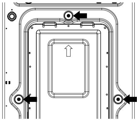 DAEWOO DWD-FC2282E - Extraction des vis de transport - 1