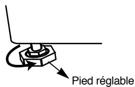 DAEWOO DWD-ED1292 - Réglage du niveau - 4