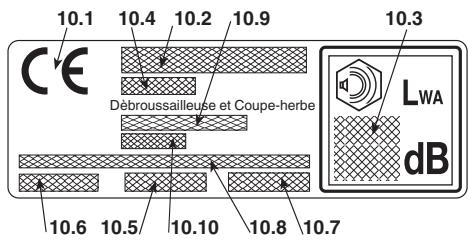MAC ALLISTER MBC326, MBC326, MBC427 - Étiquette matricule - 1