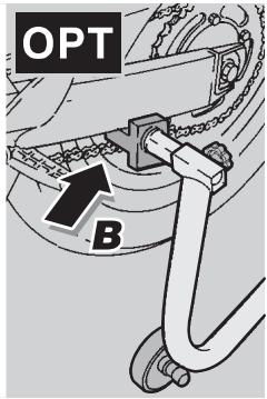 ZIBRO RS 50 TUONO - Soullever le véhicule en agissant uniquement sur les deux supports du bras oscillant. - 2