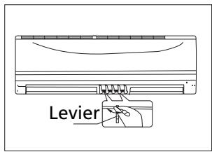 ZIBRO S1226 - Régler le flux d'air horizontalement (haut - bas) - 1
