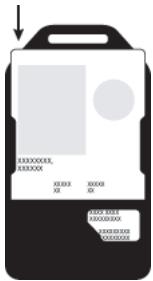 BLACKBERRY SMART CARD READER - Insertion d'une carte à puce - 1