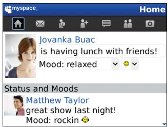 BLACKBERRY MYSPACE - About MySpace for BlackBerry devices - 1