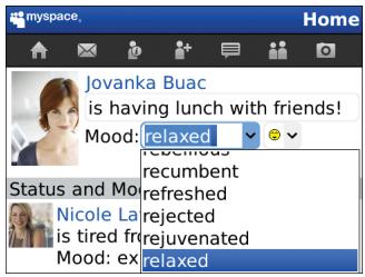 BLACKBERRY MYSPACE - Change your mood - 1