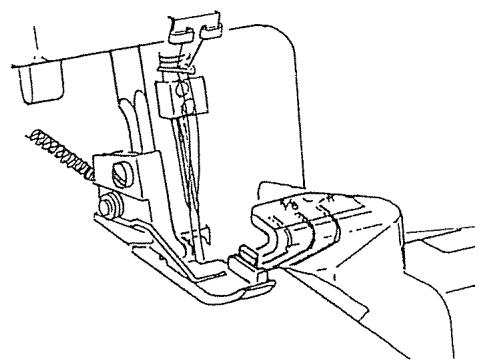 JANOME MY LOCK 204D - Enfilage de l'aiguille gauche - 6