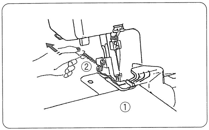 JANOME MY LOCK 204D - La tension du fil du boucleur est déséquilibrée. - 1