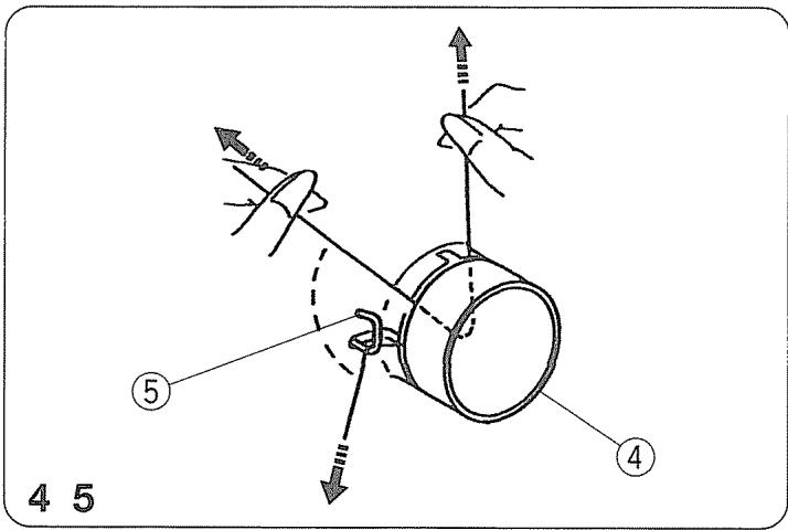 JANOME MY LOCK 204D - Enfilage du boucleur supérieur - 1