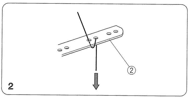 JANOME MY LOCK 204D - Enfilage du boucleur inférieur - 9