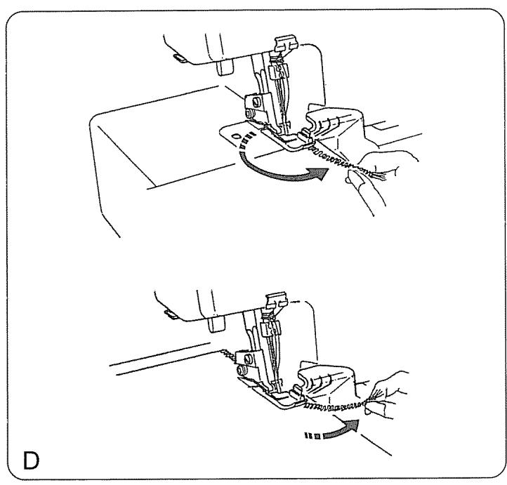 JANOME MY LOCK 204D - Comment utiliser les lignes-guides - 2