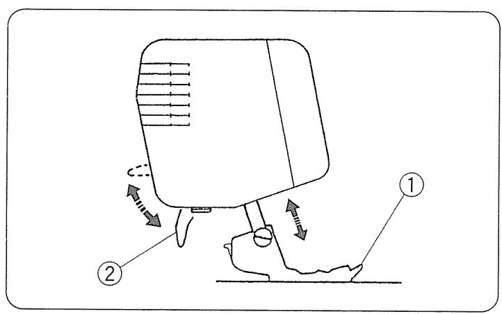JANOME MY LOCK 204D - Pose du capuchon du porte-bobine et du filet - 4