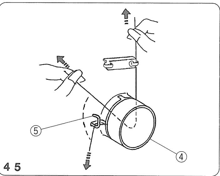 JANOME MY LOCK 204D - Enfilage du boucleur inférieur - 1